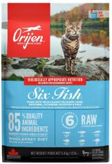 Акция на Корм для котів Orijen 6 Fish Cat & Kitten 1.8 кг (o28118) от Y.UA