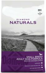 Акція на Сухий корм для собак Diamond Naturals Adult Small Breed Chicken & Rice 7.5 кг (dn10076-HT60) від Y.UA