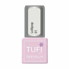 Акція на Гель-лак для нігтів Tufi Profi Premium Lollipop 01 Ваніль, 8 мл від Eva