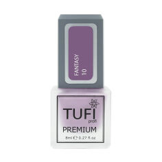 Акция на Декоративний лак для нігтів Tufi Profi Premium Fantasy, 10 Лілова пелюстка, 8 мл от Eva
