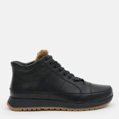 Акция на Чоловічі зимові черевики низькі Prime Shoes 600 Black Leather 16-600-30111 40 26.5 см Чорні от Rozetka