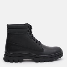 Акция на Чоловічі зимові черевики високі Prime Shoes 700 Black Leather 16-700-30118 42 28 Чорні от Rozetka