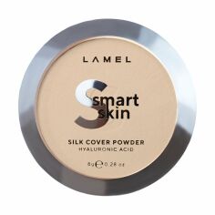 Акція на Компактна пудра для обличчя LAMEL Make Up Smart Skin Silk Cover Powder 402, 8 г від Eva