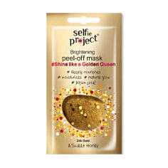 Акція на Маска для обличчя Selfie Project Brightening Peel-Off Mask Shine Like A Golden Queen, 12 мл від Eva
