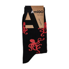 Акція на Шкарпетки чоловічі AmiGO класичні, восьминіг, розмір 25 від Eva