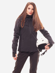 Акция на Куртка демісезонна коротка з капюшоном жіноча Alpine Crown ACSJ-170107-001 38 Чорна от Rozetka