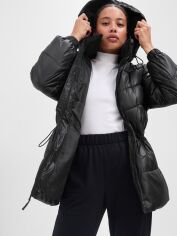 Акція на Куртка зимова жіноча GAP 724349-03 XS Чорна від Rozetka