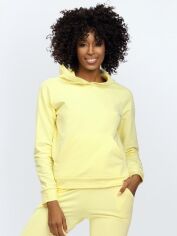 Акція на Худі жіноче DKaren Sweatshirt Seattle XL Жовте від Rozetka