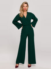 Акція на Комбінезон жіночий Makover Jumpsuit K147 L Bottle Green від Rozetka