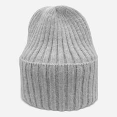 Акція на Дитяча зимова шапка-біні в'язана для дівчинки Anmerino 9065 ангорова Віста-лайт 001639 54-56 см Світло-сірий меланж (А_001639) від Rozetka