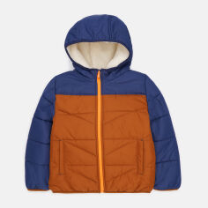 Акція на Дитяча зимова куртка для хлопчика Carters C223E24 104 см Темно-синя від Rozetka