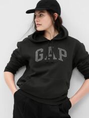 Акция на Худі жіноче GAP 796099-01 XS Чорне от Rozetka