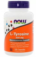 Акція на Now Foods L-Tyrosine 500 mg 120 caps від Stylus