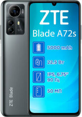 Акція на Zte Blade A72s 4/128Gb Grey (UA UCRF) від Stylus