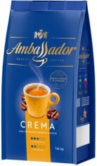 Акция на Кава в зернах Ambassador Crema 1000 г от Rozetka