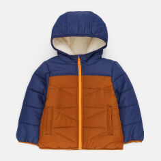 Акція на Дитяча зимова куртка для хлопчика Carters C223824 104 см Темно-синя від Rozetka