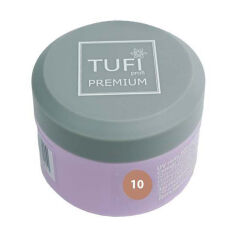 Акція на Гель для нарощування нігтів Tufi Profi Premium Builder UV Gel 10 Peach Ice, 15 г від Eva