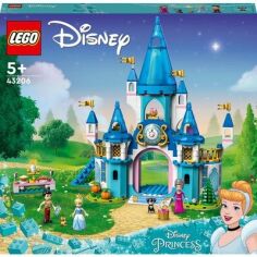 Акция на Конструктор Lego Disney Princess Замок Попелюшки та Прекрасного принца (43206) от Y.UA