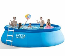 Акция на Надувний басейн Intex 26166, 457 х 107 см (3 785 л/ч, сходи, тент, підстилка) от Y.UA