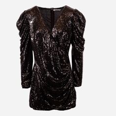 Акція на Сукня на запах вечірня коротка осіння жіноча Glamorous GD-00060090 36 Чорна від Rozetka
