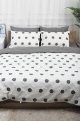 Акція на Комплект постільної білизни Moon&Star King Size 220x240 см наволочки 4х70х70 см Riccarda Gray Ranforce Elite (MS-820000144) від Rozetka