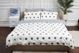 Акція на Комплект постільної білизни Moon&Star King Size 220x240 см наволочки 2х40х60 см Riccarda Ranforce Elite (MS-820000175) від Rozetka