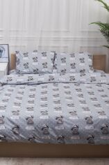 Акція на Комплект постільної білизни Moon&Star King Size 220x240 см наволочки 2х70х70 см Teddy Boy Бязь Gold Люкс (MS-820001357) від Rozetka