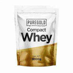 Акція на Дієтична добавка протеїн в порошку Pure Gold Protein Compact Whey Gold Peanut Butter зі смаком арахісового масла, 1 кг від Eva