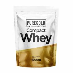 Акція на Дієтична добавка протеїн в порошку Pure Gold Protein Compact Whey Strawberry Ice Cream, 1 кг від Eva