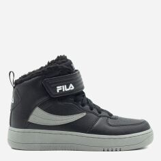 Акция на Підліткові зимові черевики для хлопчика Fila Fil High Fur B 104905FLA-99 35 Чорні от Rozetka