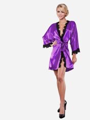 Акция на Халат жіночий великого розміру DKaren Plus Size Viola 10XL Violet от Rozetka