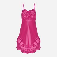 Акция на Нічна сорочка DKaren Slip Ivon XL Dark Pink от Rozetka