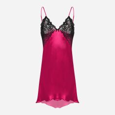 Акция на Нічна сорочка DKaren Slip Evelyn 2XL Dark Pink от Rozetka