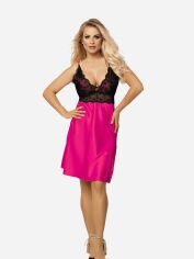 Акция на Нічна сорочка DKaren Slip Fabien 2XL Dark Pink от Rozetka