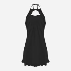 Акція на Нічна сорочка DKaren Slip Irma 2XL Black від Rozetka