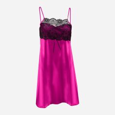 Акция на Нічна сорочка DKaren Slip Ismena XL Dark Pink от Rozetka