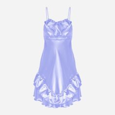 Акция на Нічна сорочка DKaren Slip Ivon XS Light Blue от Rozetka