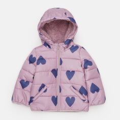 Акція на Дитяча демісезонна куртка для дівчинки Carters C223779 98 см Рожева з синім від Rozetka