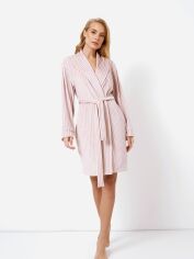 Акция на Халат жіночий великого розміру Aruelle Lunna bathrobe XL Рожевий от Rozetka