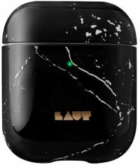 Акція на Чохол для навушників Laut Huex Marble Black (L_AP_HXE_MB) for Apple AirPods 2 2019 від Y.UA