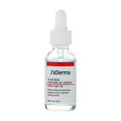 Акція на Сироватка для проблемної шкіри обличчя J'sDerma Acnetrix Control AC Serum з ніацинамідом та цинком, 30 мл від Eva