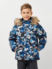 Акція на Дитяча зимова куртка для хлопчика Huppa Marinel 17200030-32266 122 см Бірюзово-зелена від Rozetka