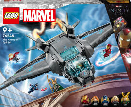 Акция на Конструктор LEGO Marvel Квінджет Месників (76248) от Будинок іграшок
