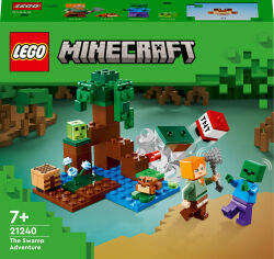 Акция на Конструктор LEGO Minecraft Пригоди на болоті (21240) от Будинок іграшок