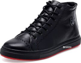 Акция на Чоловічі черевики Broni Б23-01 40 26.3 см Чорні от Rozetka