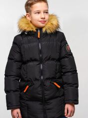 Акція на Дитяча зимова куртка для хлопчика Nui Very Том Г0000019950 128 см 32 р Чорний від Rozetka