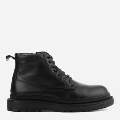 Акція на Чоловічі зимові черевики Le'BERDES 00000016256 39 27 см Чорні від Rozetka