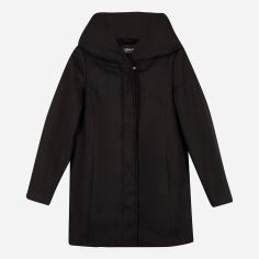 Акция на Осіннє пальто з капюшоном жіноче ONLY GD-00049461 M Чорне от Rozetka