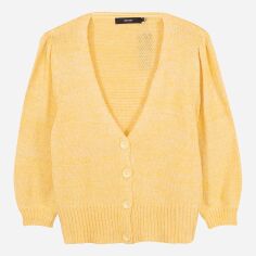 Акція на Кардиган в'язаний жіночий Vero Moda GD-00049635 M Жовтий від Rozetka