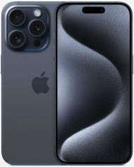 Акция на Apple iPhone 15 Pro 1TB Blue Titanium (MTVG3) от Y.UA